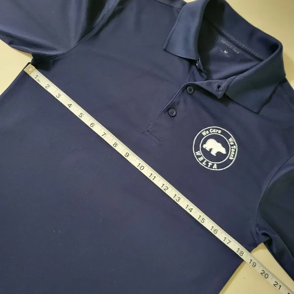 Sport-Tek® Women’s Navy Long Sleeve Micropique Sport-Wick® Polo